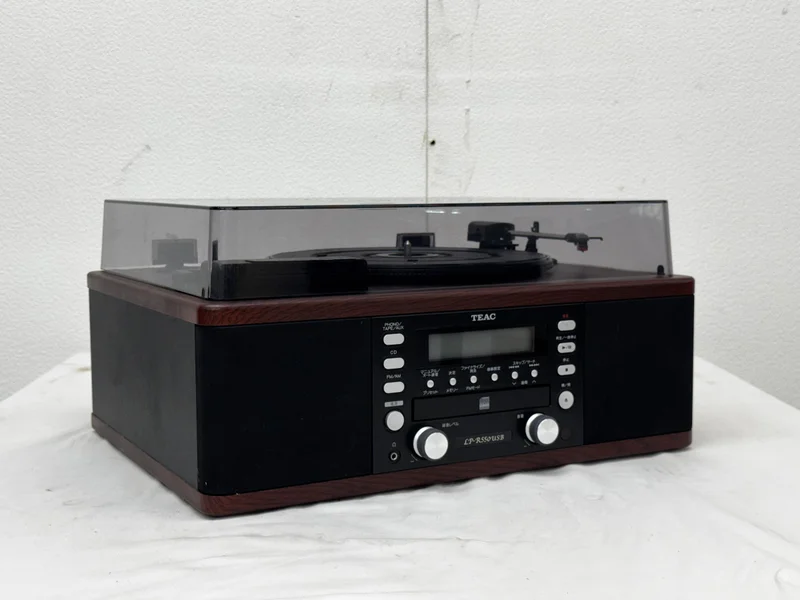 TEAC LP-R550USB レコードプレイヤー｜CD・カセット一体型 CDトレイ不具合