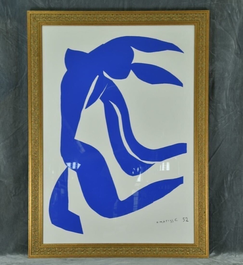 大型絵画 アンリ マチス 紙絵 リトグラ